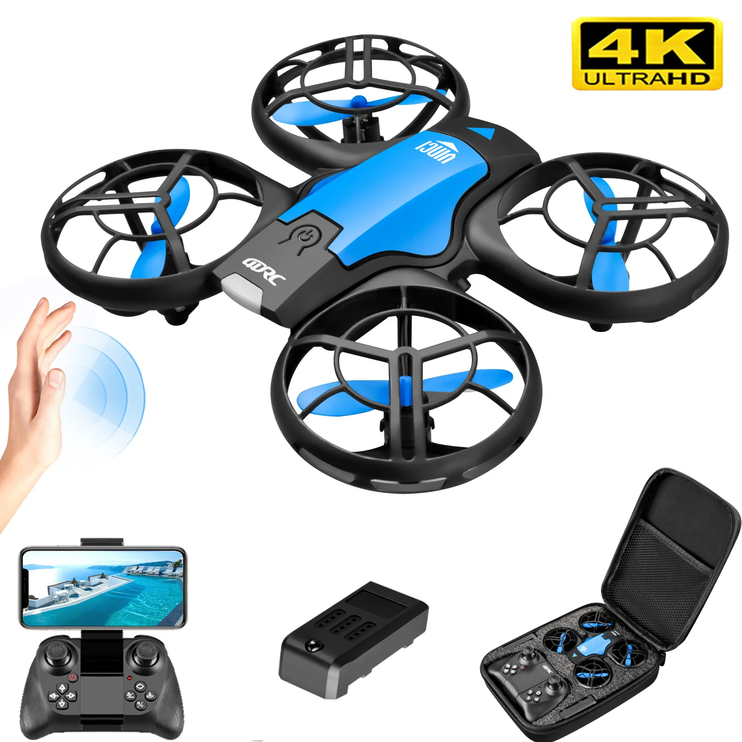 Drone Controller Screen - Nouveau mini drone V8 4K professionnel