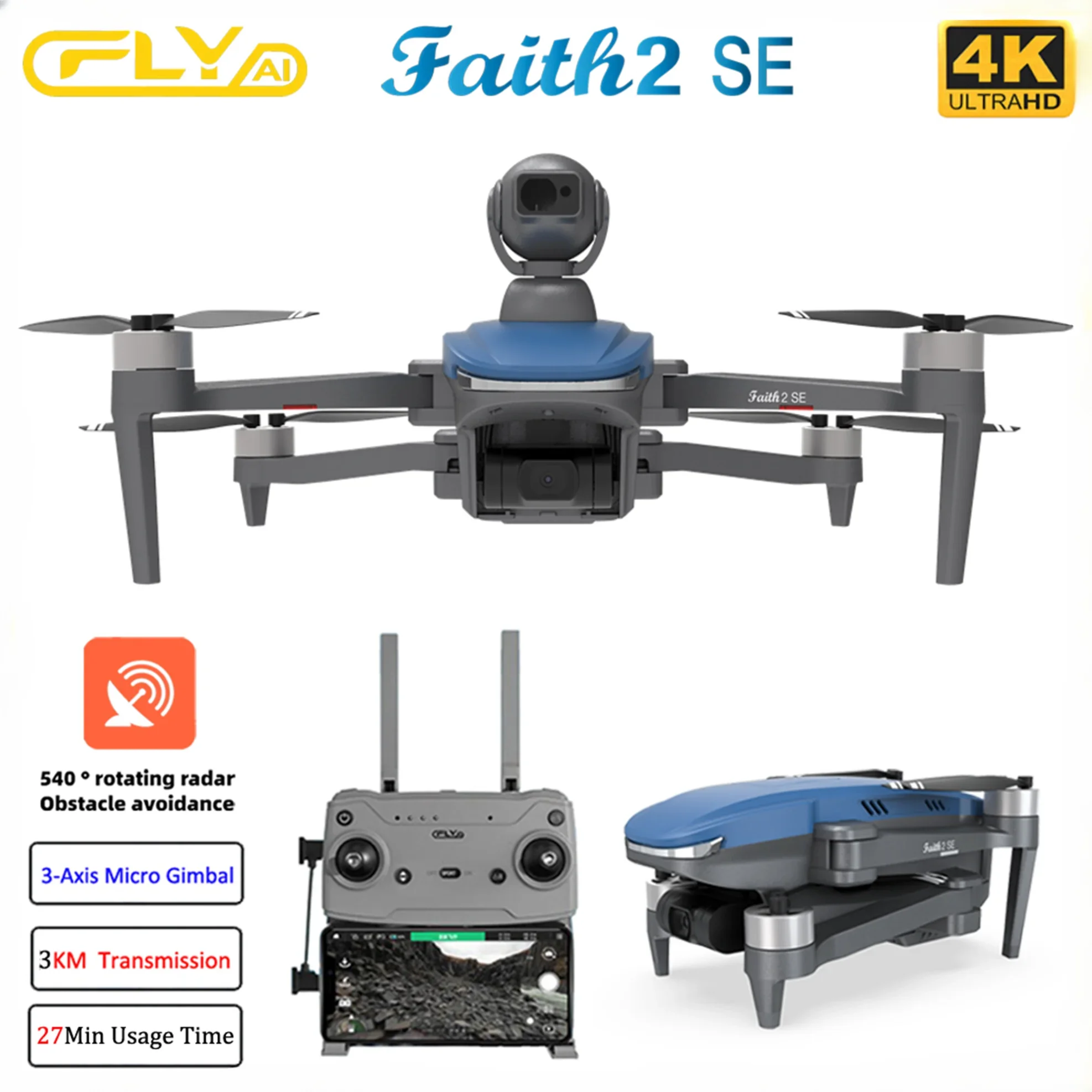 Faith 2 SE avec 540 °   Évitem - Jjrc Drone X12 avis et prix