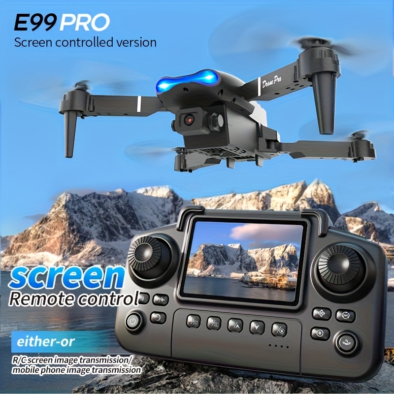 Drone pliable E99 PRO MAX amél - Drone Controller Screen avis et prix